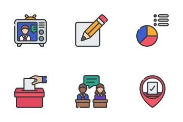 Elections And Voting Icon Pack