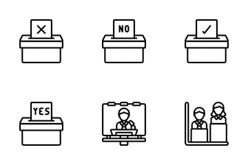 Élections et vote Pack d'Icônes