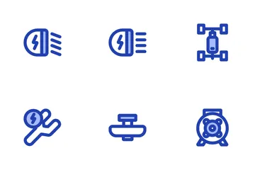 Electric Car Icon Pack