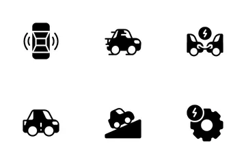 Electric Car Icon Pack