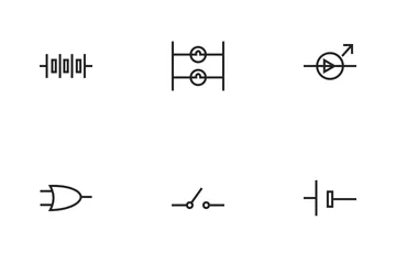 Electric Circuits  Icon Pack