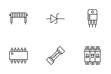 Electric Circuits Icon Pack