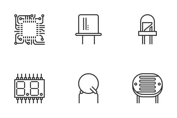 Electric Components Icon Pack