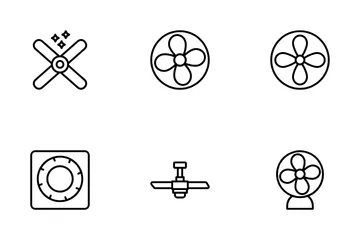 Electric Fan Icon Pack