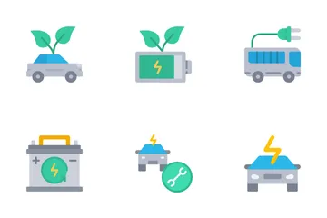 Electric Vehicles Icon Pack