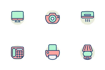 Electrical  Appliance Icon Pack