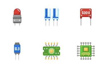 Electrical Components Icon Pack