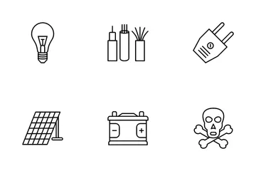 Electrician Tools Icon Pack
