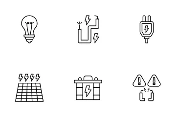 Electrician Tools Icon Pack