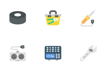 Electrician Tools Icon Pack