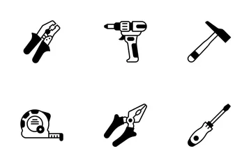 Electrician Tools Icon Pack