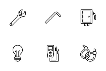 Electrician Tools Icon Pack