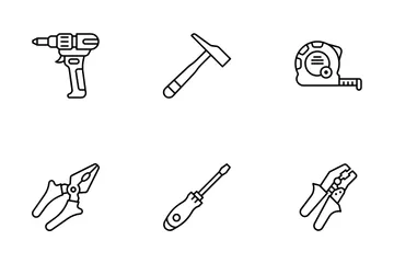 Electrician Tools Icon Pack