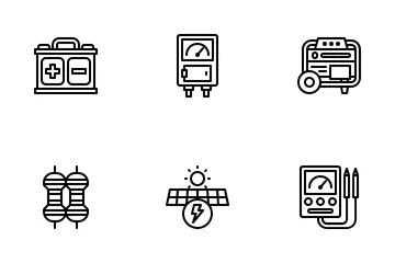 Electricidad Paquete de Iconos
