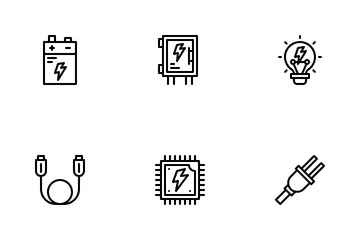 Electricidad Paquete de Iconos