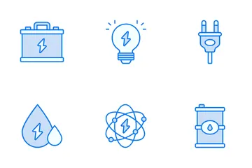 Electricidad Paquete de Iconos
