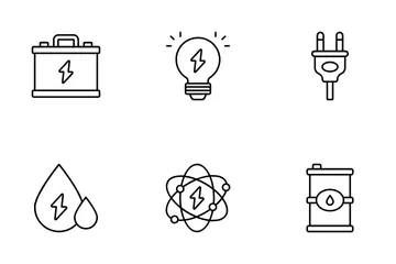 Electricidad Paquete de Iconos