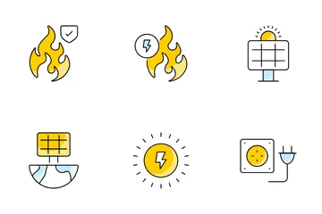 Electricidad Paquete de Iconos