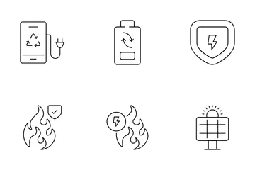 Electricidad Paquete de Iconos