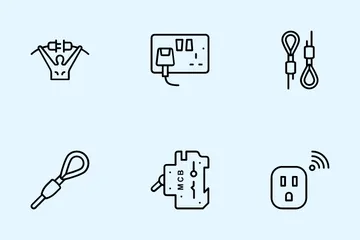 Electricity Engineering Icon Pack