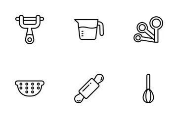 Aparato de cocina Paquete de Iconos