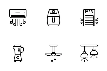 Electrodomésticos Paquete de Iconos