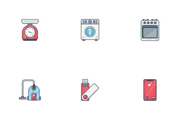 Electrodomésticos Paquete de Iconos