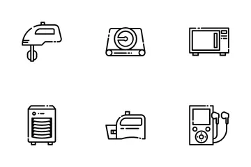 Electrodomesticos Paquete de Iconos