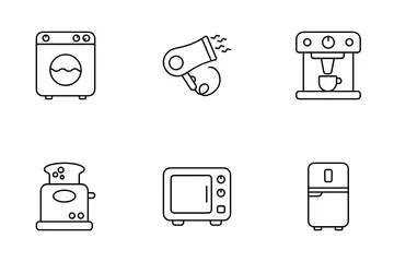 Appareils électroménagers Pack d'Icônes