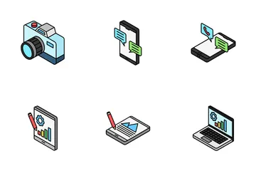 Electronic And Multimedia Icon Pack