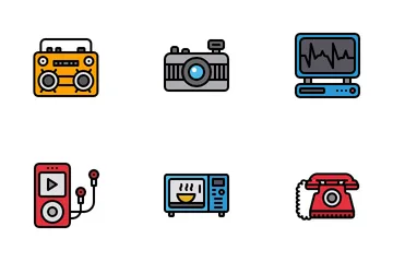 Electronic Appliance Icon Pack