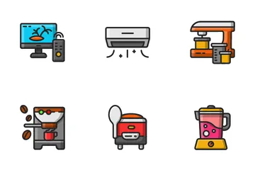 Electronic Appliance Icon Pack