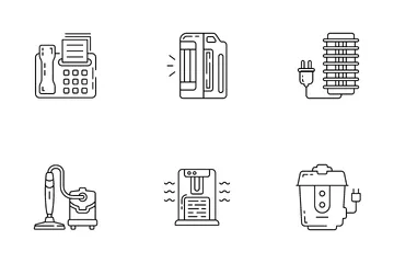 Electronic Appliances Icon Pack