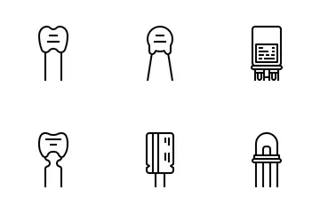 Electronic Components Icon Pack