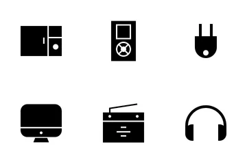 Electronic Glyph Icon Pack