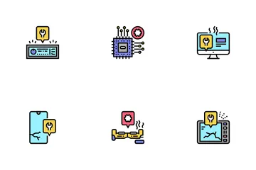Electronic Repair Icon Pack