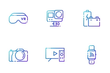 Consumidor de electronicos Paquete de Iconos