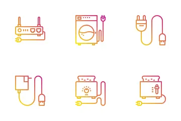 Electrónica para el hogar Paquete de Iconos