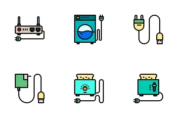 Electrónica para el hogar Paquete de Iconos