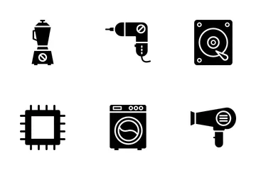 Electrónica y dispositivos Paquete de Iconos