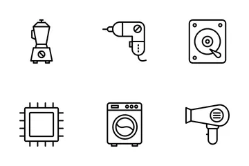 Electrónica y dispositivos Paquete de Iconos