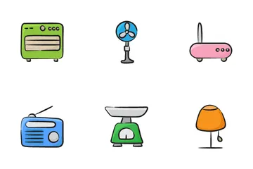 Electronics And Home Appliances Icon Pack