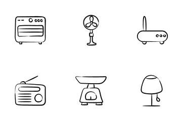 Electronics And Home Appliances Icon Pack