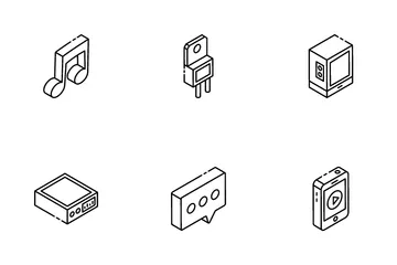 Electronics And Multimedia Icon Pack