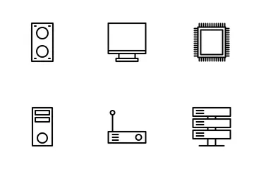 Electronics E Devices Icon Pack