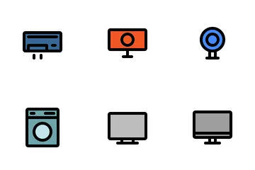 Electronics Filled Line Icon Pack