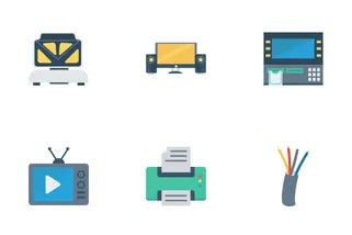 Electronics Flat Icons