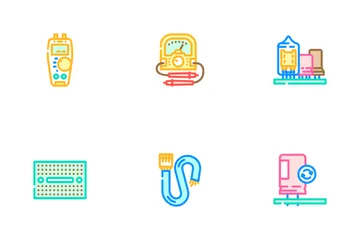 Electronics Technician Industry Icon Pack