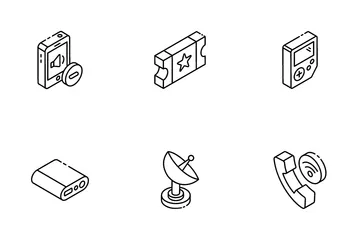 Electronique et multimédia Pack d'Icônes