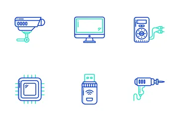 Elektronische Geräte Symbolpack